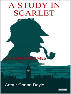 cover image of A STUDY IN SCARLET--A. Conan Doyle